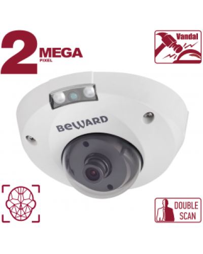 B2530DMR (2,8 мм). Видеокамера IP купольная. Beward в Нижнем Тагиле
