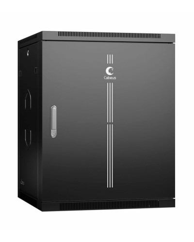 SH-05F-15U60/60m-R-BK (10746c). Шкаф телекоммуникационный 19 настенный 15U. CABEUS в Нижнем Тагиле