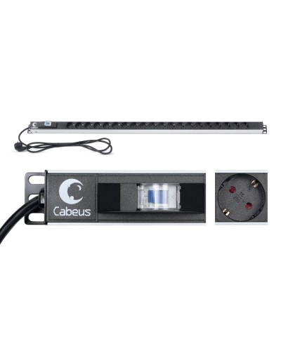 PDU-16-20S-B (9551c). Блок розеток. CABEUS в Нижнем Тагиле