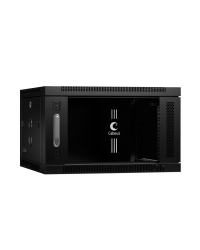 SH-05F-6U60/45-BK (8598c). Шкаф телекоммуникационный 19 настенный 6U. CABEUS в Нижнем Тагиле