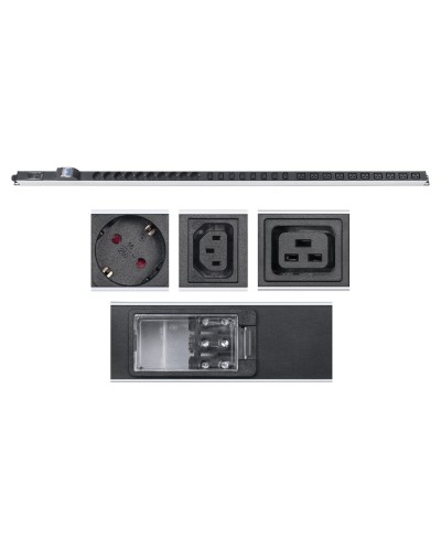 PDU-32-10S-10C19-8C13-B-T (9547c). Блок розеток. CABEUS в Нижнем Тагиле