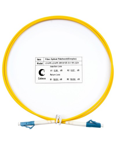 FOP(s)-9-LC-LC-0,5m (8807c). Патч-корд оптический. CABEUS в Нижнем Тагиле