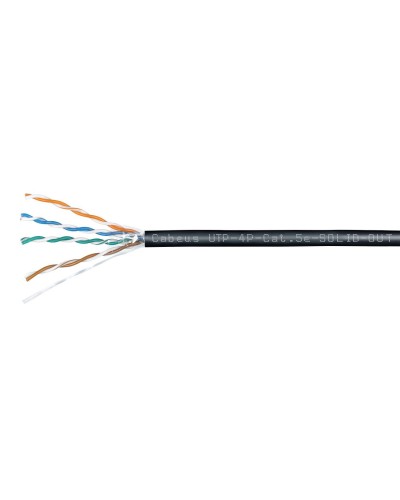 UTP-4P-Cat.5e-SOLID-OUT-LSZH-UV (7172c). Кабель «витая пара» (LAN) для структурированных систем связи. CABEUS в Нижнем Тагиле