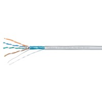 FTP-4P-Cat.5e-SOLID-GY-100 (7173c-5). Кабель «витая пара» (LAN) для структурированных систем связи. CABEUS