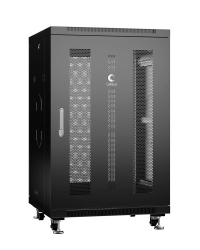 ND-05C-18U60/100-BK (8531c). Шкаф телекоммуникационный 19 напольный 18U. CABEUS в Нижнем Тагиле