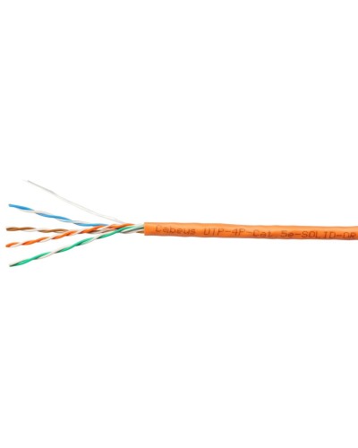 UTP-4P-Cat.5e-SOLID-LSZH-OR-LIGHT-100 (10993c-5). Кабель «витая пара» (LAN) для структурированных систем связи. CABEUS в Нижнем Тагиле