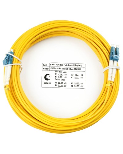 FOP(d)-9-LC-LC-5m (7346c). Патч-корд оптический. CABEUS в Нижнем Тагиле