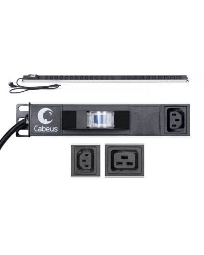 PDU-16-14C13-10C19-B-C14 (9553c). Блок розеток. CABEUS в Нижнем Тагиле
