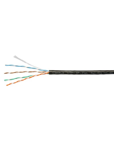 UTP-4P-Cat.5e-SOLID-LSZH-BK-100 (9781c-5). Кабель «витая пара» (LAN) для структурированных систем связи. CABEUS в Нижнем Тагиле