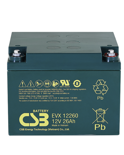 CSB EVX 12260. Аккумулятор герметичный свинцово-кислотный. CSB в Нижнем Тагиле