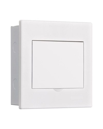 Корпус ЩРВ-М 6 модулей IP41 встраиваемый белая дверь (31101DEK). Корпус пластиковый. DEKraft в Нижнем Тагиле