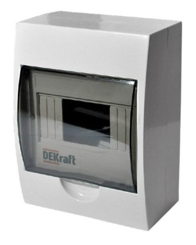 ЩРН-П-8 IP41 настенный (31010DEK). Щиток модульный с прозрачной дверцей. DEKraft в Нижнем Тагиле