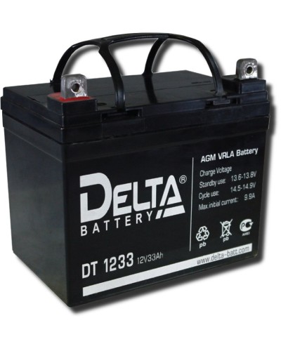 Delta DT 1233. Аккумулятор герметичный свинцово-кислотный. Delta в Нижнем Тагиле