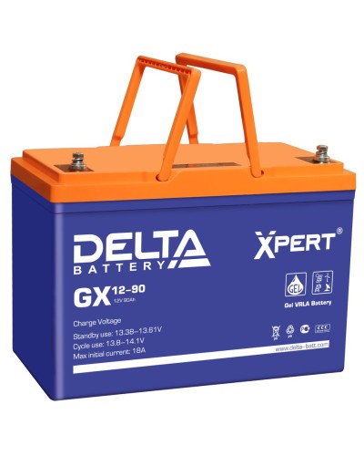 Delta GX 12-90. Аккумулятор герметичный свинцово-кислотный. Delta в Нижнем Тагиле