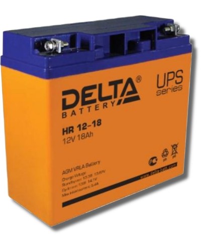 Delta HR 12-18. Аккумулятор герметичный свинцово-кислотный. Delta в Нижнем Тагиле