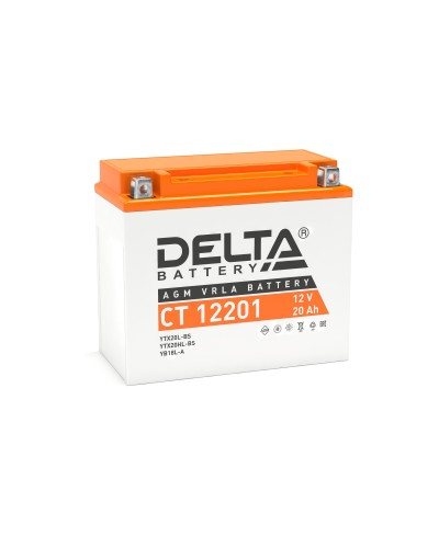 Delta CT 1220.1. Аккумулятор герметичный свинцово-кислотный стартерный. Delta в Нижнем Тагиле