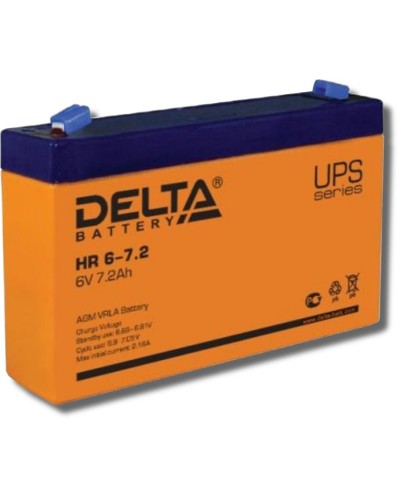 Delta HR 6-7.2. Аккумулятор герметичный свинцово-кислотный. Delta в Нижнем Тагиле