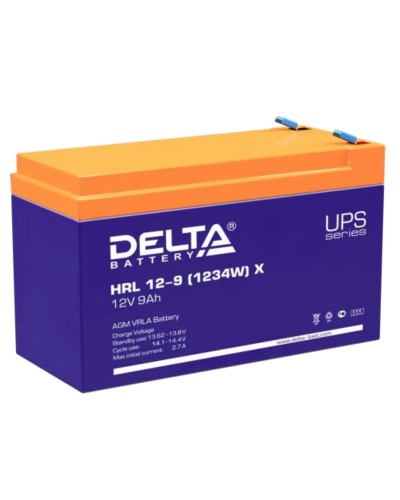Delta HRL 12-9 X (1234W). Аккумулятор герметичный свинцово-кислотный. Delta в Нижнем Тагиле