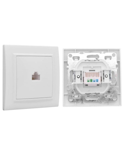 Минск Розетка RJ-45 1-местная СП (ERK01-035-10). Розетка RJ-45 1-местная СП. EKF в Нижнем Тагиле