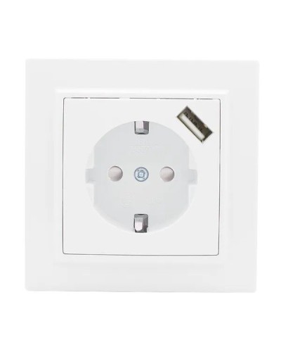 Минск Розетка 1-местная СП с/з 16А (ERR16-028-100-USB). Розетка 1-местная СП с/з 16А. EKF в Нижнем Тагиле