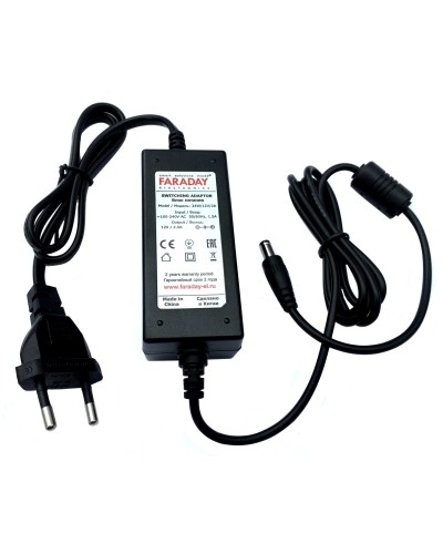 24W/12V/2A. Импульсный блок питания в пластиковом корпусе. FARADAY в Нижнем Тагиле