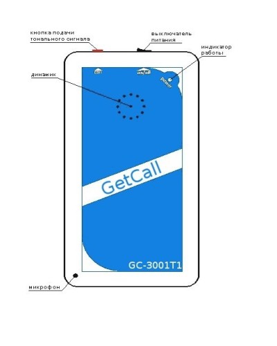 GC-3001T1. Переговорное устройство ремонтной связи. GETCALL в Нижнем Тагиле