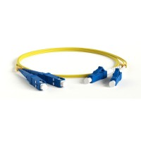 FC-D2-9-LC/UR-SC/UR-H-15M-LSZH-YL. Патч-корд волоконно-оптический одномодовый. Hyperline