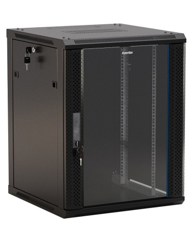 TWB-1566-GP-RAL9004. Шкаф телекоммуникационный 19 настенный 15U. Hyperline в Нижнем Тагиле
