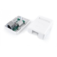 SB1-1-8P8C-C6-SH-WH. Розетка RJ-45. Hyperline