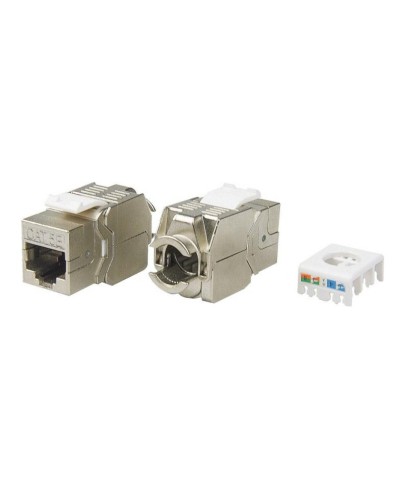 KJ8-8P8C-C5e-180-TLS-SH-F-WH. Вставка Keystone Jack RJ-45. Hyperline в Нижнем Тагиле
