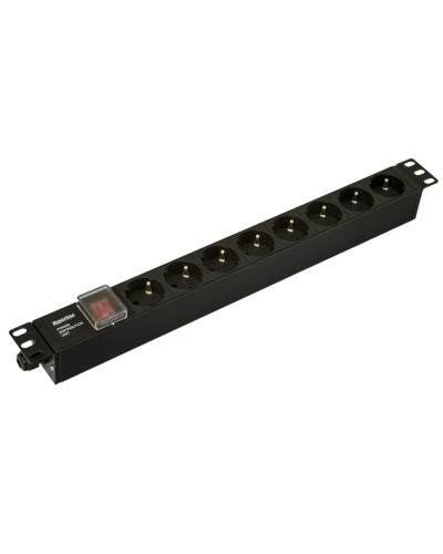 SHE19-8SH-S-CB. Блок розеток 19. Hyperline в Нижнем Тагиле
