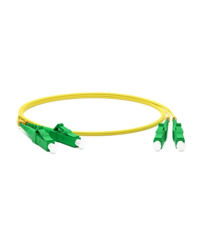 FC-D2-9-LC/AR-LC/AR-H-2M-LSZH-YL. Патч-корд волоконно-оптический одномодовый. Hyperline в Нижнем Тагиле