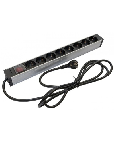 SHZ19-8SH-S-2.5EU. Блок розеток 19. Hyperline в Нижнем Тагиле