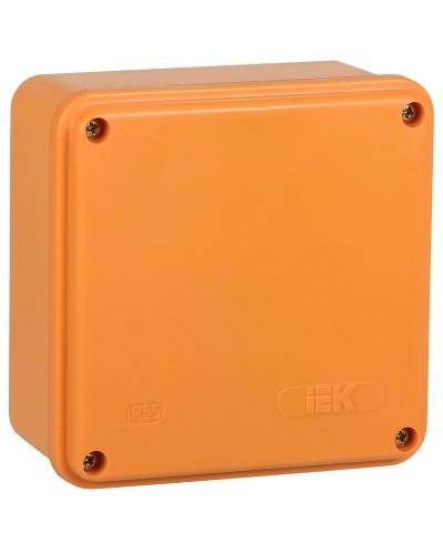 Коробка распаячная огнестойкая ПС 100х100х50 6P 4мм² IP44 гладкие стенки (UKF20-100-100-050-6-4-09). Коробка распаячная огнестойкая безгалогенная (HF). IEK в Нижнем Тагиле