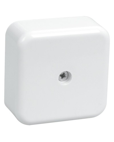 Коробка распаячная КМ41206-01 50х50х20 открытой проводки (4 клеммы 3 мм²) белая (UKO10-050-050-020-K01). Коробка распаячная безгалогенная (HF). IEK в Нижнем Тагиле