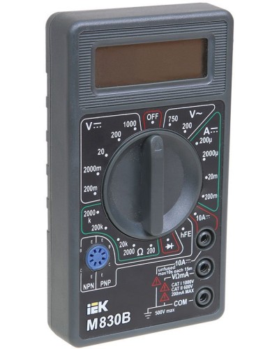 Мультиметр цифровой Universal M830B (TMD-2B-830). Мультиметр цифровой. IEK в Нижнем Тагиле