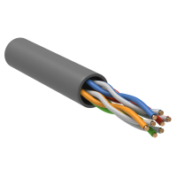 GENERICA U/UTP кат.5E 24AWG 4 пары PVC серый (BC1-C5E04-111-305-R-G). Кабель «витая пара» (LAN) для структурированных систем связи. IEK