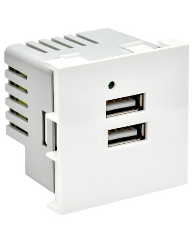Розетка USB A+A 4,2А PRIMER РКЮ-23-40-П белый IEK PR-KK40D-RU-0-2-AA-K01). Розетка USB. IEK в Нижнем Тагиле