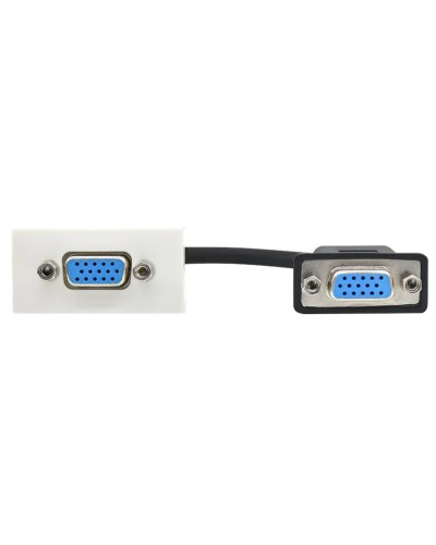 Розетка VGA M/M PRIMER РКМ-20-20-П белый IEK (PR-KK40D-RV-0-2-K01). Розетка. IEK в Нижнем Тагиле