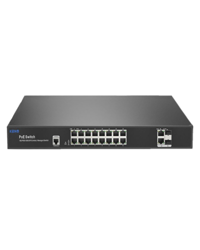 KN-SW1602SFP/M2. Коммутатор с питанием по PoE. KENO в Нижнем Тагиле