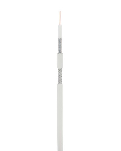 RG-6 CCS, In, PVC (EC-C2-32123A-WT-3). Кабель коаксиальный омедненный. NETLAN в Нижнем Тагиле
