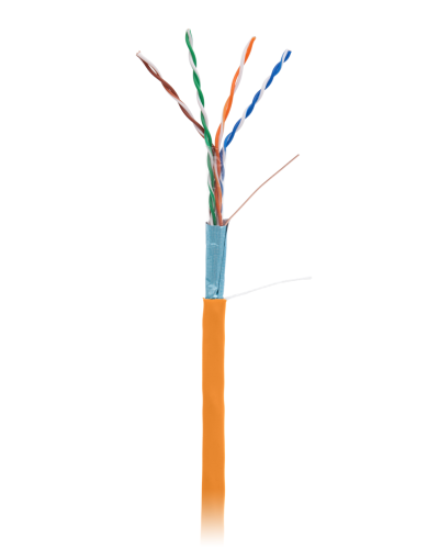 F/UTP 4pair, Cat5e, In, LSZH (EC-UF004-5E-LSZH-OR). Кабель «витая пара» (LAN) для структурированных систем связи. NETLAN в Нижнем Тагиле