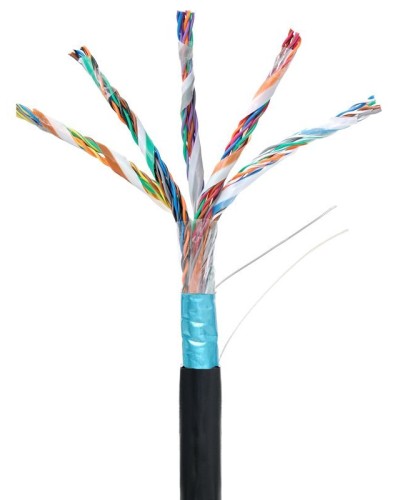 F/UTP 25pair, Cat5, Out, PE (EC-UF025-5-PE-BK-3). Кабель «витая пара» (LAN) для структурированных систем связи. NETLAN в Нижнем Тагиле