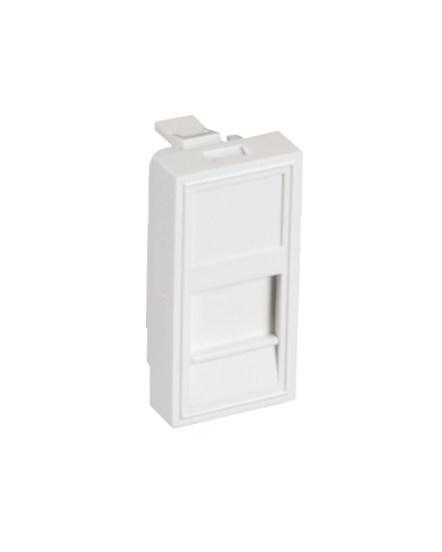 EC-IMH-1-WT-10 (10шт). Вставка 45x45 (Mosaic) для 1 модуля Keystone Jack. NETLAN в Нижнем Тагиле