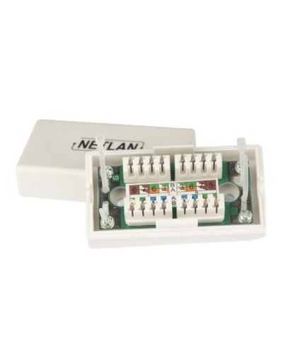 EC-UCB-IDC-UD2-WT-10 (10 шт). Проходной соединитель. NETLAN в Нижнем Тагиле