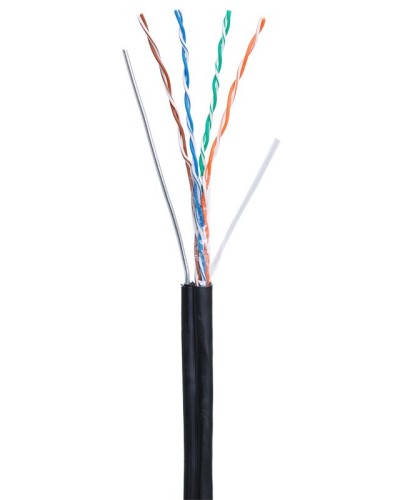 U/UTP 4pair, Cat5e, Out, Sw, PE (EC-UU004-5E-PE-SW-BK). Кабель «витая пара» (LAN) для структурированных систем связи. NETLAN в Нижнем Тагиле
