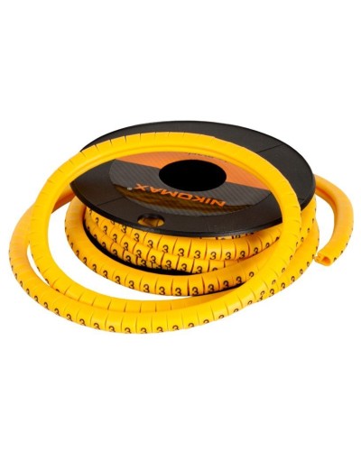 NMC-CMR-3-YL-500 (500шт). Маркер кабельный. NIKOMAX в Нижнем Тагиле