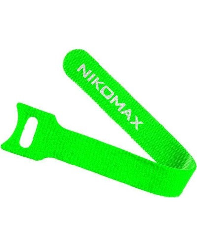NMC-CTV150-12-SB-GN-10 (10шт). Стяжка-липучка с мягкой пряжкой. NIKOMAX в Нижнем Тагиле