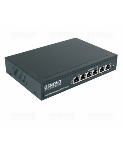 SW-20600/A(80W). Коммутатор Fast Ethernet на 6 портов. OSNOVO в Нижнем Тагиле