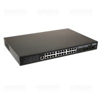 SW-24G4X-1L. Коммутатор с PoE. OSNOVO
